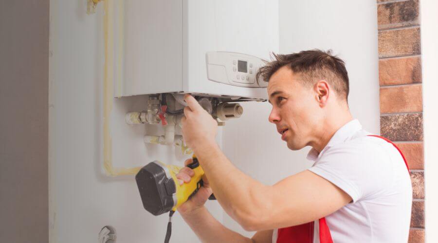 Local tankless water heater installation in Frankton, IN